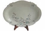 Antiga travessa em porcelana Alemã, de manufatura BAVÁRIA, Z&CO, Tieschenreuth. Medidas: 38x28cm. VEJA FOTO EXTRA.