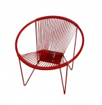 Poltrona espaguete string, assinada pelo renomado designer alemão Kay Thoss, da TOK & STOK. Medidas 71cm de altura x 78cm de largura x 73cm de profundidade. VEJA FOTOE EXTRA.