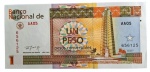 Cédula de Cuba de UN PESO em excelente estado.