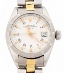 ROLEX  - REFERÊNCIA 6917 - OYSTER PERPETUAL DATE - DAMINHA - Caixa em Aço Inox Medindo 26,0mm.Movime
