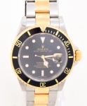ROLEX SUBMARINO MISTO (Ouro e Aço) - REFERÊNCIA 16613 - Calibre 3135 - ANO 2008 - Em Excelente Estad