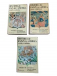 J. Vicens Vives (direção). HISTORIA DE ESPAA Y AMÉRICA: Social y económica. Vols. 1, 2 e 3. Vicens