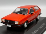 Volkswagen Parati 1983 Vermelho Escala 1/43 miniatura em metal diecast. Carro de coleção com aprox 10CM, acompanha Caixa acrilica com base.
