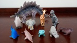 Lote de diversos mini brinquedos antigos de borracha
