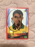 Mini Card - Thiago Silva  - Brasil   - Copa do Mundo Brasil 2014 - Autografado pelo Craque