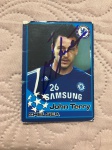 Mini Card - John Terry - Chelsea  - Super Craques - Uefa - 2012 - Autografada pelo Craque