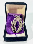 Antiga e rara medalha francesa da `Ordem das Palmas Acadêmicas` em prata de lei instituida por Napoleão Bonaparte - dim - 3x4 