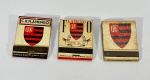 Flamengo - 3 fósforos colecionáveis do clube sendo dois do bicampeonato carioca de 53 e 54 e outro bem antigo - dim - 4x5