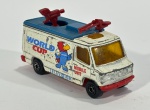 Matchbox  - Van de equipe de TV comemorativo da Copa do Mundo do de 98frança - dim -  7x3x4