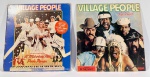 Lote com 2 LPs Village People - Trilha Sonora Original da Filme A Música Não Pode Parar / Go West