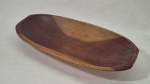 Fruteira em madeira maciça de Pau Brasil  medindo 7 cm por 22 cm por 42 cm
