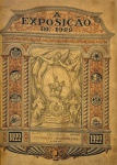 Livro A Exposição de 1922 medindo 35 cm por 28 cm.
