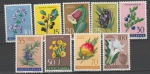 IUGOSLAVIA  SELOS TEMÁTICOS FLORES cat17euros