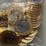 30 ANOS DO REAL - Sachê lacrado com 50 moedas de 1 Real 2024 comemorativa aos 30 ANOS DO PLANO REAL