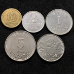 5 MOEDAS BRASILEIRAS VARIADAS