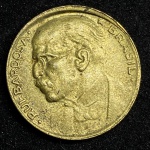 Moeda 20 Centavos 1949 - Inclinada