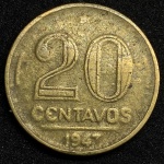 Moeda 20 Centavos 1947