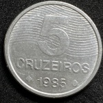Moeda 5 Cruzeiros FAO, 1985
