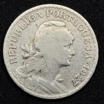 Moeda Portugal 1 Escudo 1927
