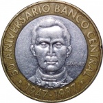REPUBLICA DOMINICANA.  1997.  5 PESOS.  MBC.