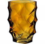 Belíssimo vaso roxo em vidro com efeito colmeia , belíssimo design, medindo aproximadamente 20 cm.