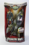COLECIONISMO (01) - NAVE ESPACIAL e BONECO da FORÇA COMANDO (THE CORPS - STEALTH UNIT - ATTACK FIGHTER. Na Embalagem original - importado pelo Wal-Mart Brasil. A embalagem mede aprox. 28 cm de altura.