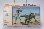 COLECIONISMO (11) - Vinte (20) SOLDADOS AMERICANOS ( U.S. MARINES) - Glencoe Models - na escala 1:32. Na Caixa original.