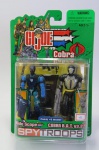COLECIONISMO (20) - CARTELA LACRADA GI JOE vs COBRA - Dois Bonecos WIDE SCOPE  e COBRA B.A.T.v3.2 (SPY TROOPS), com acessórios. Fabricação HASBRO. 