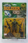 COLECIONISMO (25) - CARTELA LACRADA BONECO (MILITARY MEN - TIGER SQUAD) SOLDIER FORCE com acessórios. A Cartela mede aprox. 28 cm de altura.