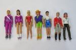 COLECIONISMO (A) - LOTE com 07 (sete) Bonecos Femininos - marca Lanard. Consta serem GI JOE. Referência: https://www.ebay.com/itm/297111869243