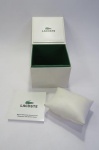 RELÓGIOS - CAIXA VAZIA do Relógio da LACOSTE - Com Almofada própria da exposição da peça.