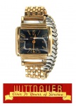 Colecionismo/Relógio antigo - (JL-03) Excelente relógio masculino de pulso Longines/Wittnauer, de manufatura suíça, movimento a corda. Relógio em estado de novo, apesar de antigo, sem marcas ou danos e, incrivelmente, em seu belo estojo original de Baquelite (estojo em estado de novo, sem quebrados ou riscos), o relógio não apresenta marcas de uso, pulseira se oxidação, marcas ou riscados. Máquina funcionando normalmente. Acredito ser década de 40, tomando por base um estojo semelhante que aparece em um anúncio desta década (vide imagem). Como disse o relógio está funcionando, mas não poderemos garantir a integridade do mesmo caso seja despachado por correio ou outros meios de transporte. Há 3 pequenos vídeos mostrando o funcionamento, inclusive da máquina a mostra. Garantimos que a peça a ser entregue ao eventual comprador será a que aparece nas fotos, inclusive o estojo.