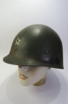 MILITARIA - ANTIGO LINER de CAPACETE M1 AMERICANO, com estrela de OFICIAL.