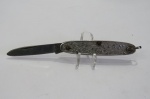 COLECIONISMO - CUTELARIA - CANIVETE  marca FUNIL. Aberto mede aprox. 12 cm. Usado.  
