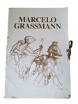 MARCELO GRASSMANN - Álbum com reproduções de desenhos, tiragem 0875 / 1000. Contendo 05 pranchas ( 32,5 x 47,5 cm ), capa e páginas de apresentação.  