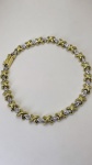 PULSEIRA CONFECCIONADO EM OURO AMARELO E OURO BRANCO 18K, COM 20 DIAMANTES, PESO: 14,6g, TAMANHO: 17