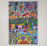 Antônio Eustáquio - Óleo s/tela, artista de MG - BH, 2016. Medindo: 146 x 98 cm.