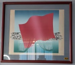 JENNY BARROSO - " Sem Título ", serigrafia, assinado no canto inferior direito, tiragem 18 / 100. Med.: 80 x 91 cm.