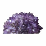 Bela pedra ametista. Exemplar parte de coleção. Dimensões: 10 cm x 7 cm x  20 cm / 2,5 kg aproximadamente.