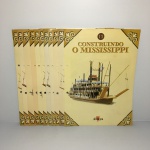 11 fascículos da coleção Construindo o Mississippi sem as peças de montagem.