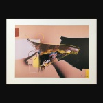 Rodolir Krambeck - Antiga reprodução "Abstrata" em papel vergê. Dimensões: 31 cm x 43 cm.