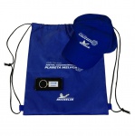 Bolsa comemorativa de evento da fábrica Michelin, relacionada a um planeta melhor contendo boné, chaveiro exclusivo e bolsa/sacola.