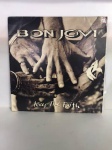 LP Bon Jovi - Keep The Faith Nacional capa e disco VG