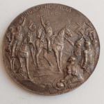 MEDALHA  JOSE BONIFACIO 61 GR BRONZE PRATEADO
