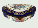 Grande Caixa de Porcelana Estilo Sevres - Perfeito estado - Provavelmente europeia, sem marca de man