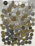Lote de moedas - aproximadamente 140 moedas
