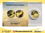 Rara Medalha de Ouro do Brasil - Casa da Moeda - 90 anos do Cristo Redentor 2021- 1/4 onça de ouro .
