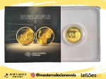 Rara Medalha de Ouro do Brasil - Casa da Moeda - 85 anos de Eder Jofre o Galo de Ouro 2021 - 1/4 onç