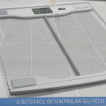 KALA - BALANÇA DIGITAL BALANÇA DE VIDRO A  BATERIA. Produto novo e lacrado.