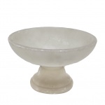 ALFREDO - VASO EM ALABASTRO ESPANHOL. Medidas: Altura 14cm e Diâmetro 8cm.
